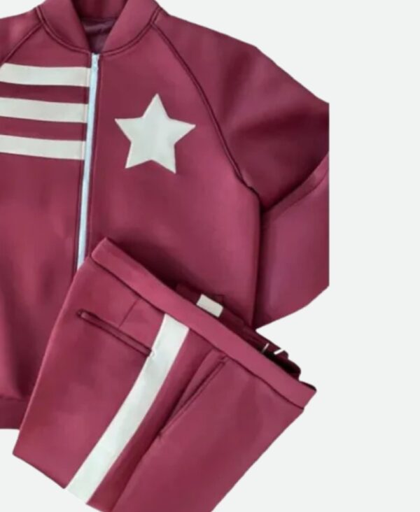 Billionaire Burgundy Designer Tracksuit