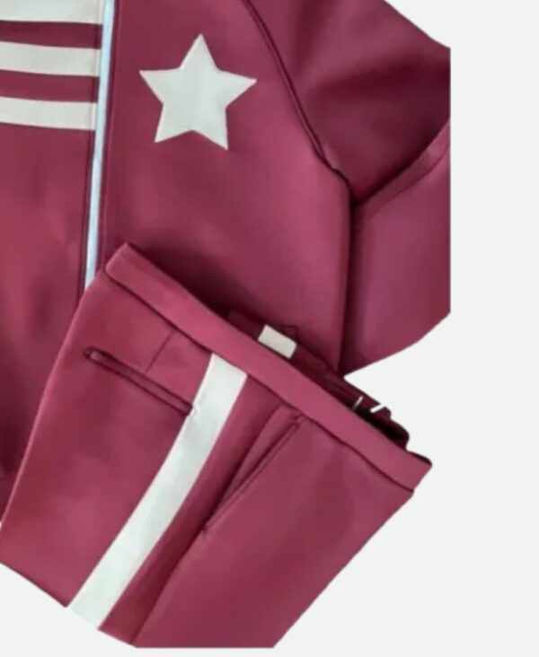 Billionaire Burgundy Designer Tracksuit