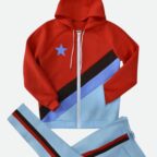Nova King ‘Red & Sky Blue’ Tracksuit