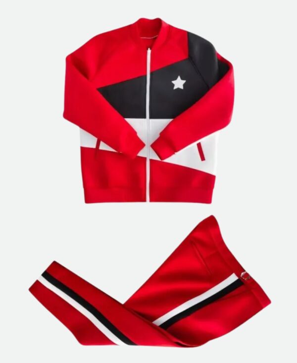 Nova Split 'Red & Black' Tracksuit