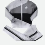 Nova Split 'Silver & Black' Tracksuit