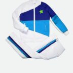 Nova Split 'White & Blue' Tracksuit