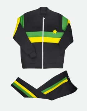 Orion 'Black & Yellow' Stride Tracksuit