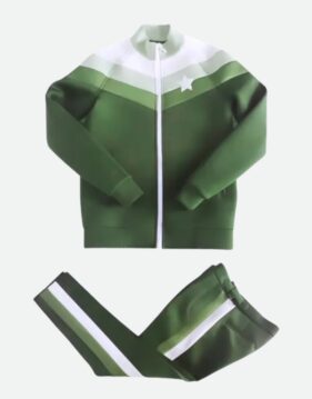 Solar Drift Dark Green Tracksuit