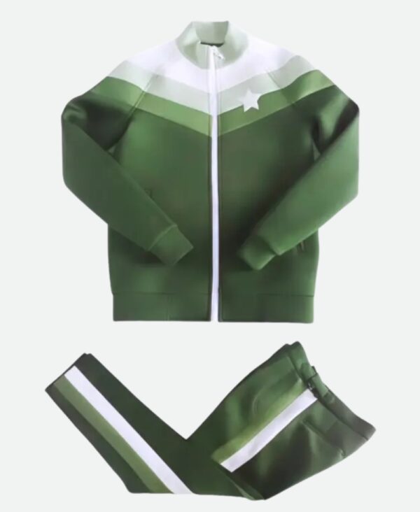 Solar Drift Dark Green Tracksuit