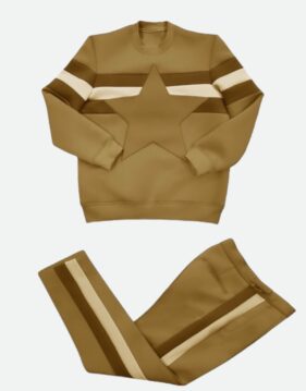 Timeless Golden Sandstorm Star Tracksuit